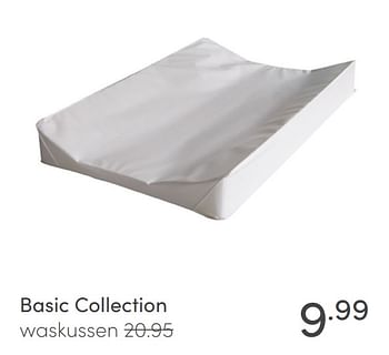 Aanbiedingen Basic collection waskussen - Basic Collection - Geldig van 11/04/2021 tot 17/04/2021 bij Baby & Tiener Megastore