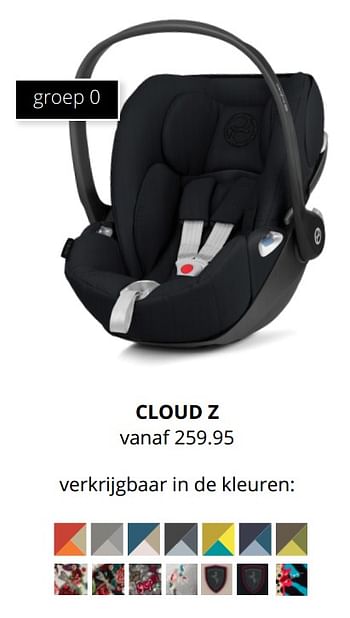 Aanbiedingen Cloud z - Cybex - Geldig van 11/04/2021 tot 17/04/2021 bij Baby & Tiener Megastore