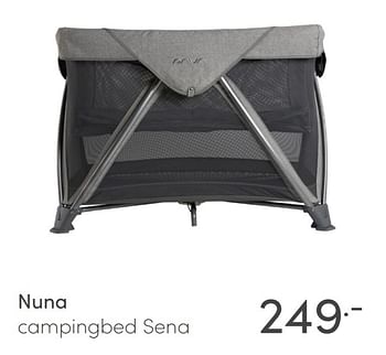 Aanbiedingen Nuna campingbed sena - Nuna - Geldig van 11/04/2021 tot 17/04/2021 bij Baby & Tiener Megastore