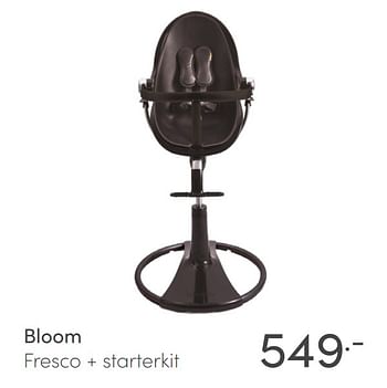 Aanbiedingen Bloom fresco + starterkit - Bloom - Geldig van 11/04/2021 tot 17/04/2021 bij Baby & Tiener Megastore