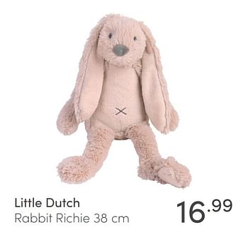 Aanbiedingen Little dutch rabbit richie - Little Dutch - Geldig van 11/04/2021 tot 17/04/2021 bij Baby & Tiener Megastore