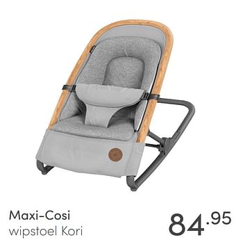 Aanbiedingen Maxi-cosi wipstoel kori - Maxi-cosi - Geldig van 11/04/2021 tot 17/04/2021 bij Baby & Tiener Megastore