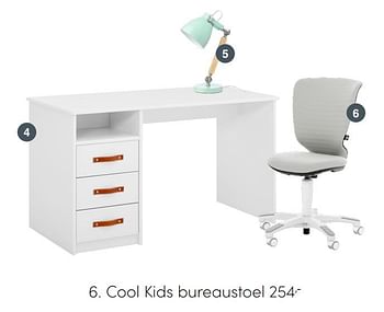Aanbiedingen Cool kids bureaustoel - Cool Kids - Geldig van 18/04/2021 tot 24/04/2021 bij Baby & Tiener Megastore