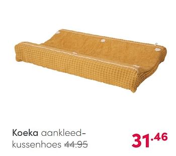 Aanbiedingen Koeka aankleedkussenhoes - Koeka - Geldig van 18/04/2021 tot 24/04/2021 bij Baby & Tiener Megastore