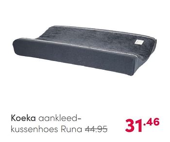 Aanbiedingen Koeka aankleedkussenhoes runa - Koeka - Geldig van 18/04/2021 tot 24/04/2021 bij Baby & Tiener Megastore