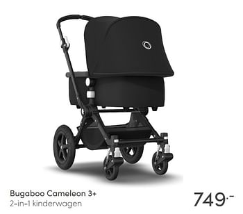 Aanbiedingen Bugaboo cameleon 3+ 2-in-1 kinderwagen - Bugaboo - Geldig van 18/04/2021 tot 24/04/2021 bij Baby & Tiener Megastore