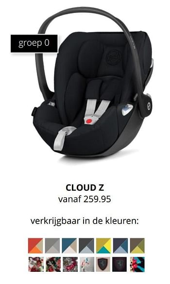 Aanbiedingen Cloud z - Cybex - Geldig van 18/04/2021 tot 24/04/2021 bij Baby & Tiener Megastore