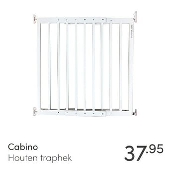 Aanbiedingen Cabino houten traphek - Cabino - Geldig van 18/04/2021 tot 24/04/2021 bij Baby & Tiener Megastore