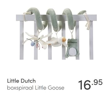 Aanbiedingen Little dutch boxspiraal little goose - Little Dutch - Geldig van 18/04/2021 tot 24/04/2021 bij Baby & Tiener Megastore