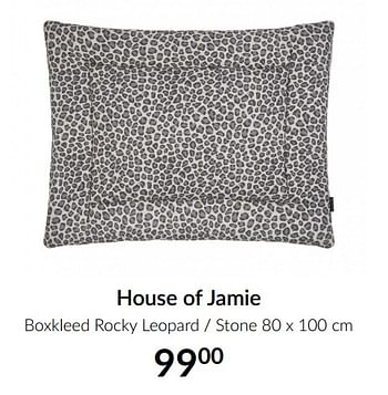 Aanbiedingen House of jamie boxkleed rocky leopard - stone - House of Jamie - Geldig van 13/04/2021 tot 17/05/2021 bij Babypark