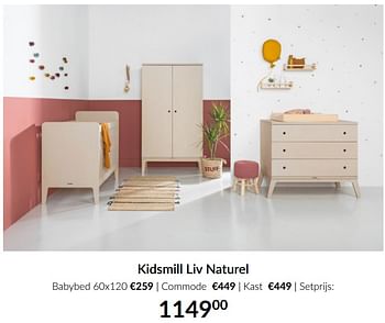 Aanbiedingen Kidsmill liv naturel - Kidsmill - Geldig van 13/04/2021 tot 17/05/2021 bij Babypark