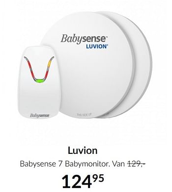 Aanbiedingen Luvion babysense 7 babymonitor - Luvion - Geldig van 13/04/2021 tot 17/05/2021 bij Babypark