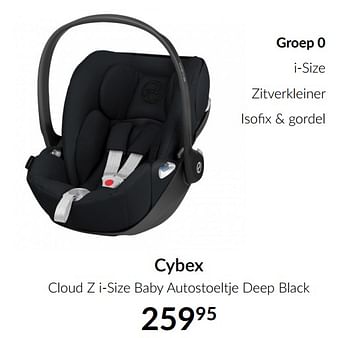 Aanbiedingen Cybex cloud z i-size baby autostoeltje deep black - Cybex - Geldig van 13/04/2021 tot 17/05/2021 bij Babypark