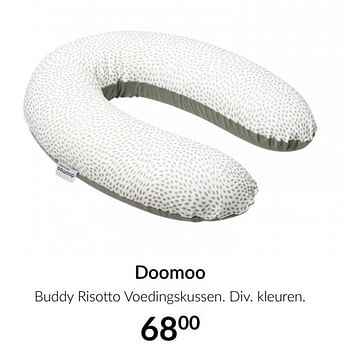 Aanbiedingen Doomoo buddy risotto voedingskussen - Doomoo - Geldig van 13/04/2021 tot 17/05/2021 bij Babypark