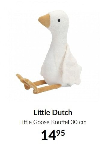 Aanbiedingen Little dutch little goose knuffel - Little Dutch - Geldig van 13/04/2021 tot 17/05/2021 bij Babypark