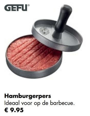 Aanbiedingen Hamburgerpers - Gefu - Geldig van 26/04/2021 tot 24/05/2021 bij Multi Bazar