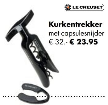 Aanbiedingen Kurkentrekker - Le creuset - Geldig van 26/04/2021 tot 24/05/2021 bij Multi Bazar