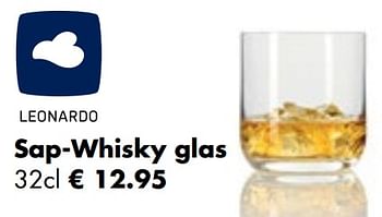Aanbiedingen Sap-whisky glas - Leonardo - Geldig van 26/04/2021 tot 24/05/2021 bij Multi Bazar