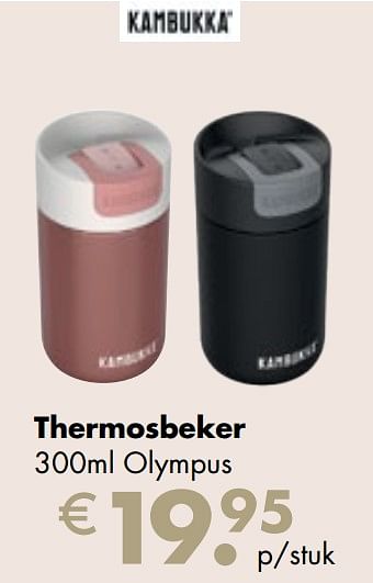 Aanbiedingen Thermosbeker olympus - Kambukka - Geldig van 26/04/2021 tot 24/05/2021 bij Multi Bazar