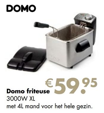 Aanbiedingen Domo friteuse - Domo elektro - Geldig van 26/04/2021 tot 24/05/2021 bij Multi Bazar