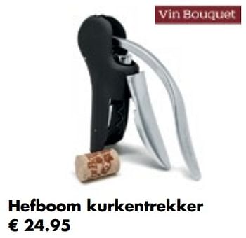 Aanbiedingen Hefboom kurkentrekker - Vin Bouquet - Geldig van 26/04/2021 tot 24/05/2021 bij Multi Bazar