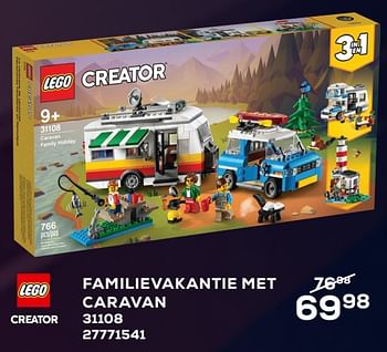 Aanbiedingen Familievakantie met caravan 31108 - Lego - Geldig van 20/04/2021 tot 25/05/2021 bij Supra Bazar