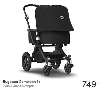 Aanbiedingen Bugaboo cameleon 3+ 2-in-1 kinderwagen - Bugaboo - Geldig van 25/04/2021 tot 01/05/2021 bij Baby & Tiener Megastore