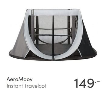 Aanbiedingen Aeromoov instant travelcot - Aeromoov - Geldig van 25/04/2021 tot 01/05/2021 bij Baby & Tiener Megastore