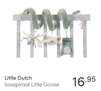 Aanbiedingen Little dutch boxspiraal little goose - Little Dutch - Geldig van 25/04/2021 tot 01/05/2021 bij Baby & Tiener Megastore