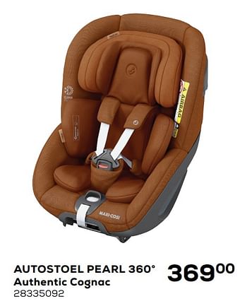 Aanbiedingen Autostoel pearl 360° authentic cognac - Maxi-cosi - Geldig van 20/04/2021 tot 25/05/2021 bij Supra Bazar