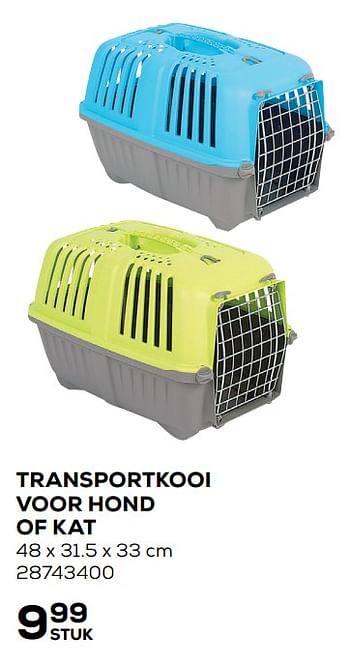 Aanbiedingen Transportkooi voor hond of kat - Huismerk - Supra Bazar - Geldig van 20/04/2021 tot 25/05/2021 bij Supra Bazar