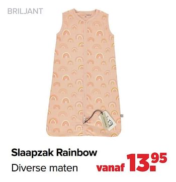 Aanbiedingen Slaapzak rainbow - Briljant Baby - Geldig van 19/04/2021 tot 15/05/2021 bij Baby-Dump