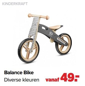 Aanbiedingen Balance bike - Kinderkraft - Geldig van 19/04/2021 tot 15/05/2021 bij Baby-Dump