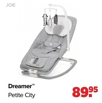 Aanbiedingen Dreamer petite city - Joie - Geldig van 19/04/2021 tot 15/05/2021 bij Baby-Dump