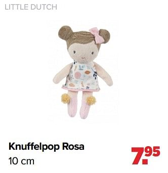 Aanbiedingen Knuffelpop rosa - Little Dutch - Geldig van 19/04/2021 tot 15/05/2021 bij Baby-Dump