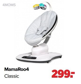 Aanbiedingen Mamaroo4 classic - 4Moms - Geldig van 19/04/2021 tot 15/05/2021 bij Baby-Dump