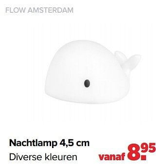 Aanbiedingen Nachtlamp - Flow Amsterdam - Geldig van 19/04/2021 tot 15/05/2021 bij Baby-Dump