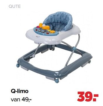 Aanbiedingen Q-limo - Qute  - Geldig van 19/04/2021 tot 15/05/2021 bij Baby-Dump