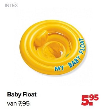 Aanbiedingen Baby float - Intex - Geldig van 19/04/2021 tot 15/05/2021 bij Baby-Dump