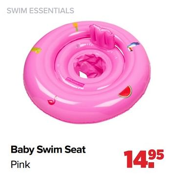 Aanbiedingen Baby swim seat pink - Swim Essentials - Geldig van 19/04/2021 tot 15/05/2021 bij Baby-Dump