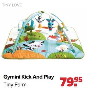 Aanbiedingen Gymini kick and play tiny farm - Tiny Love - Geldig van 19/04/2021 tot 15/05/2021 bij Baby-Dump