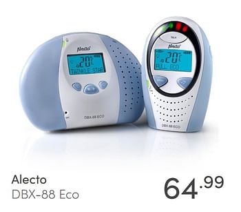 Aanbiedingen Alecto dbx-88 eco - Alecto - Geldig van 02/05/2021 tot 08/05/2021 bij Baby & Tiener Megastore