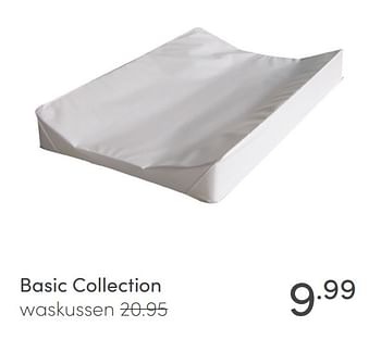 Aanbiedingen Basic collection waskussen - Basic Collection - Geldig van 02/05/2021 tot 08/05/2021 bij Baby & Tiener Megastore