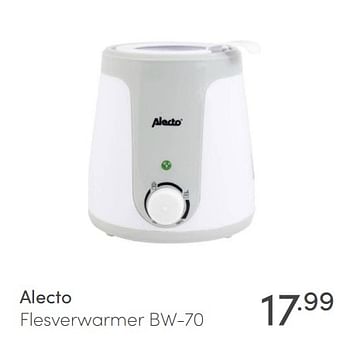 Aanbiedingen Alecto flesverwarmer bw-70 - Alecto - Geldig van 09/05/2021 tot 15/05/2021 bij Baby & Tiener Megastore