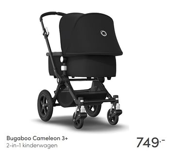 Aanbiedingen Bugaboo cameleon 3+ 2-in-1 kinderwagen - Bugaboo - Geldig van 09/05/2021 tot 15/05/2021 bij Baby & Tiener Megastore