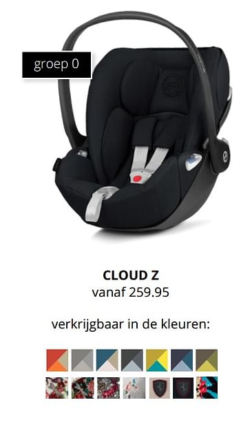 Aanbiedingen Cloud z - Cybex - Geldig van 09/05/2021 tot 15/05/2021 bij Baby & Tiener Megastore