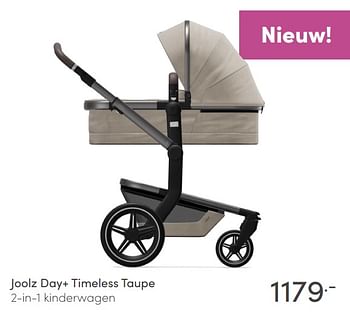 Aanbiedingen Joolz day+ timeless taupe 2-in-1 kinderwagen - Joolz - Geldig van 09/05/2021 tot 15/05/2021 bij Baby & Tiener Megastore