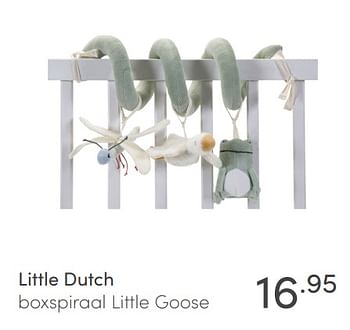 Aanbiedingen Little dutch boxspiraal little goose - Little Dutch - Geldig van 09/05/2021 tot 15/05/2021 bij Baby & Tiener Megastore