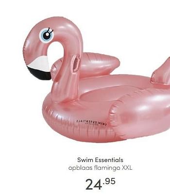 Aanbiedingen Swim essentials opblaas flamingo xxl - Swim Essentials - Geldig van 09/05/2021 tot 15/05/2021 bij Baby & Tiener Megastore