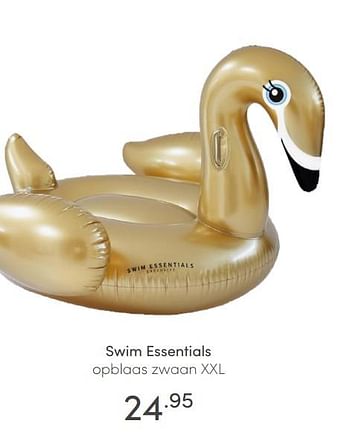 Aanbiedingen Swim essentials opblaas zwaan xxl - Swim Essentials - Geldig van 09/05/2021 tot 15/05/2021 bij Baby & Tiener Megastore